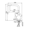 Kombi slavina FRAP F4352-24